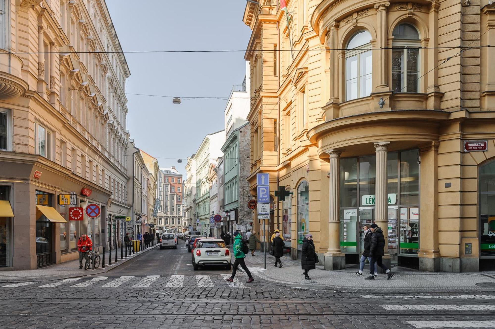 Ferienwohnung Premium Apart With A Balcony Prag Exterior foto
